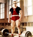 Власов Юрий Петрович (у штанги)