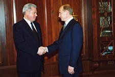 Вячеслав Лебедев и Владимир Путин (2000)