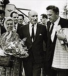 Герасимов Сергей Апполинариевич (с Дж. Мазиной и Ф. Феллини)