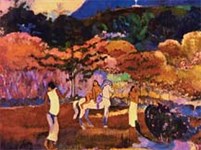 Гоген Поль («Женщина и белая лошадь»)