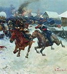 Греков Митрофан Борисович (Атака шведов ярославскими драгунами)