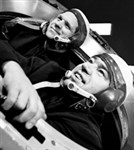 Гречко Георгий Михайлович (А. Губарев и Г. Гречко во время занятий)