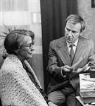 Две строчки мелким шрифтом (кадр из фильма)