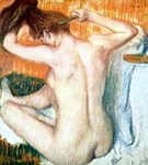 Дега Эдгар (Женщина за туалетом)