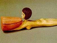 Египет Древний (плывущая девушка)