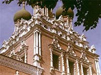 Замоскворечье (внешний декор церкви Воскресения в Кадашах)