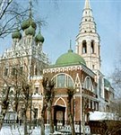 Замоскворечье (общий вид церкви Воскресения в Кадашах)