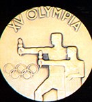 Игры XV олимпиады (реверс памятной медали) [спорт]