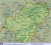 Калужская область (географическая карта) (2)