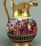 Керамика (Кувшин с живописью цветов)