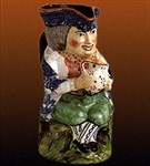 Керамика (Стаффордширский кувшин «Тоби» из каменной массы)