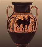 Керамика (Чернофигурная древнегреческая амфора)