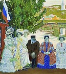 Кустодиев Борис Михайлович (Гулянье)