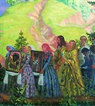 Кустодиев Борис Михайлович (Крестный ход)