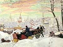 Кустодиев Борис Михайлович (Масленица, 1916 год)