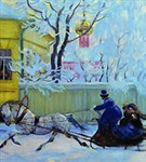 Кустодиев Борис Михайлович (Морозный день)