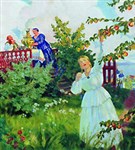 Кустодиев Борис Михайлович (Яблоневый сад)