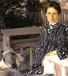 Кустодиев Борис Михайлович (портрет Ю.Е. Кустодиевой, 1903 год)