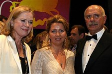 Лив Ульман, Светлана Медведева, Никита Михалков (2008)