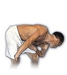 Наклоны к коленям («Бутерброд»)