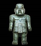 Ольмекская культура (нефритовая фигурка)