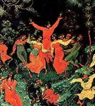 Палехская миниатюра («Праздник»)