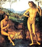 Перуджино Пьетро (Аполлон и Марсий)