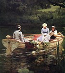 Поленов Василий Дмитриевич (На лодке. Абрамцево)