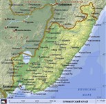 Приморский край (географическая карта)