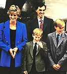 Принцесса Уэльская (с семьей)