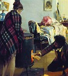 Прянишников Илларион Михайлович (В мастерской художника)