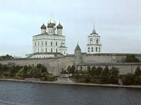 Псков (панорама Псковского кремля)