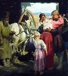 Репин Илья Ефимович (Проводы новобранца)