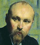 Рерих Николай Константинович (портрет работы Б.М. Кустодиева)