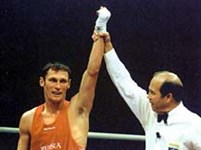 Саитов Олег Эликпаевич (на ринге)