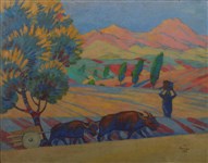 Сарьян Мартирос Сергеевич (Вид на гору Арагац)