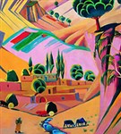 Сарьян Мартирос Сергеевич (Пестрый пейзаж)