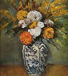 Сезанн Поль («Георгины в фаянсовой вазе»)