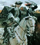 Серов Валентин Александрович (Петр II и цесаревна Елизавета на псовой охоте)