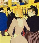 Тулуз-Лотрек Анри де («Ля Гулю, входящая в «Мулен-Руж»)