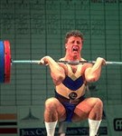 Тяжелая атлетика (толчок штанги)