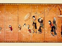 Укие-Э («Женщины и дети на снегу»)