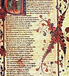 Чосер Джефри (страница из «Кентерберийских рассказов»)
