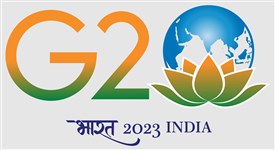 Эмблема индийского саммита G20 в Нью-Дели (2023)