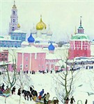 Юон Константин Федорович (Троицкая лавра зимой)