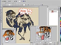 Corel Photo-Paint 9 for Linux (интерфейс)