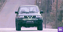 Nissan Patrol GR (видеофрагмент)