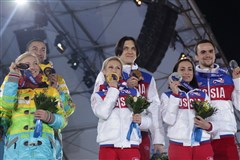 Зимние Олимпийские игры в Сочи (Т.Волосожар, М.Траньков, К.Столбова, Ф.Климов)