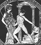 Минотавр (фрагмент росписи)