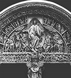 Романский стиль («Пятидесятница». Тимпан церкви Ла Мадлен в Везле)